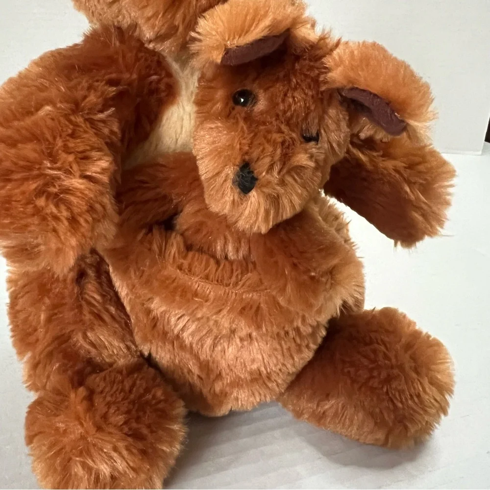 Kohl's Cares for Kids Mother Kangaroo With Baby Joey 11” Soft Brown Fur
